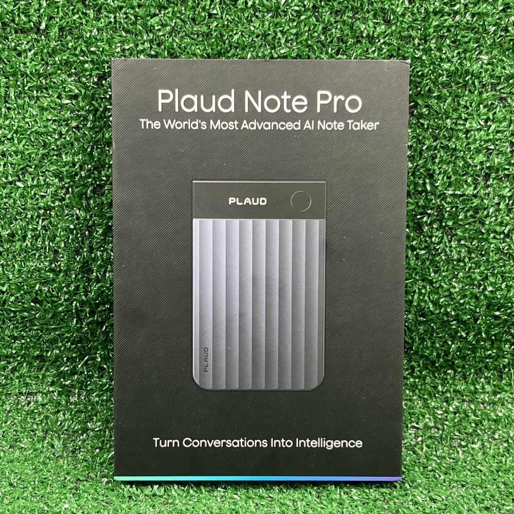 Plaud Note Pro AI Voice Recorder Note Taker PN0300 64GB Black New Open Box